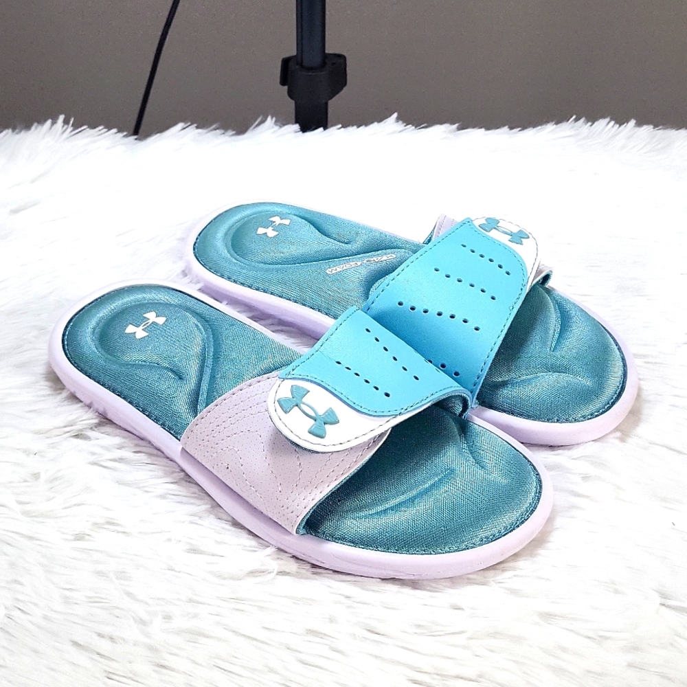 Under Armour 4D-Foam Slides, Size Youth Size 1
